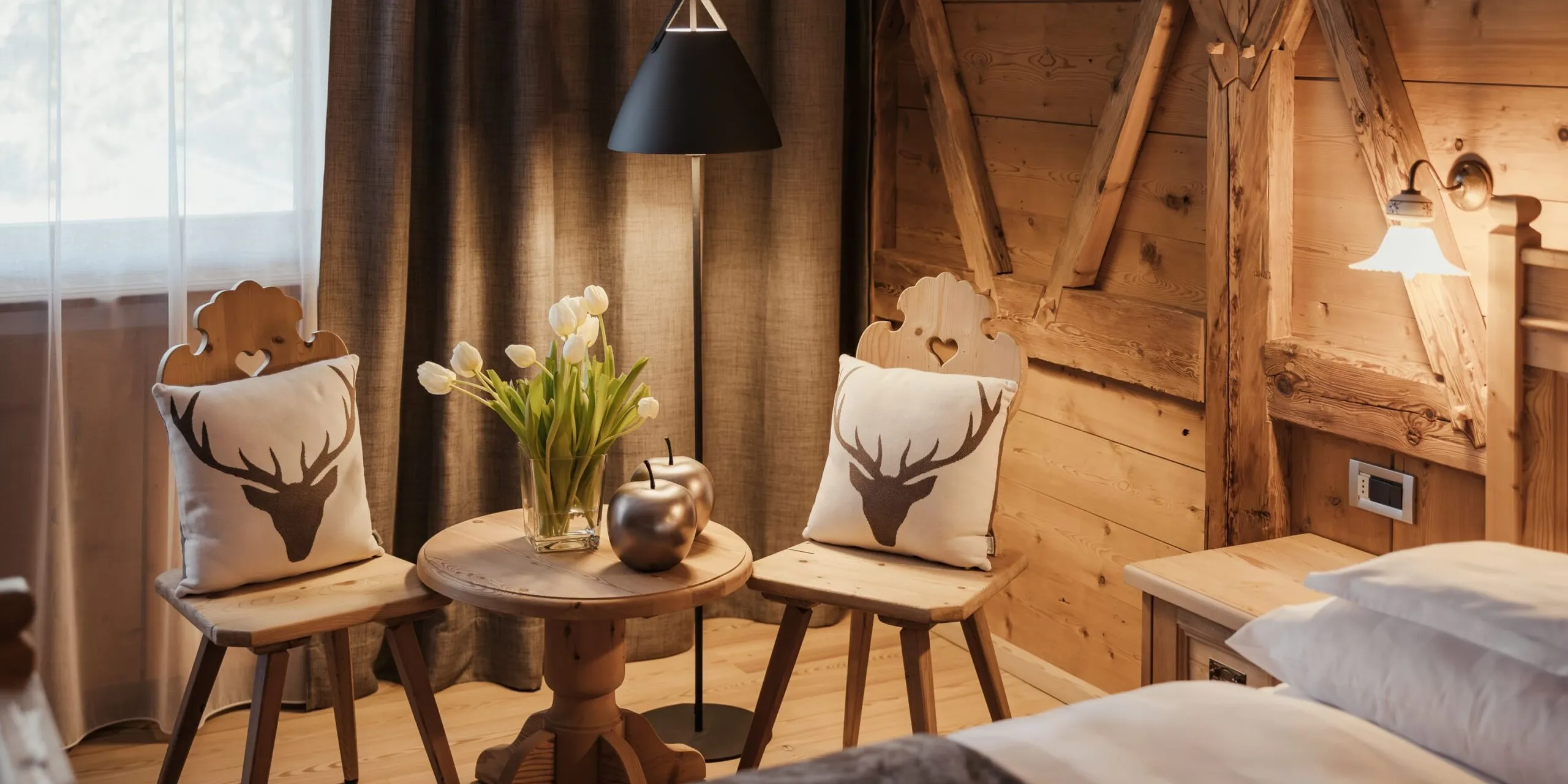 Dettaglio soggiorno delle camere