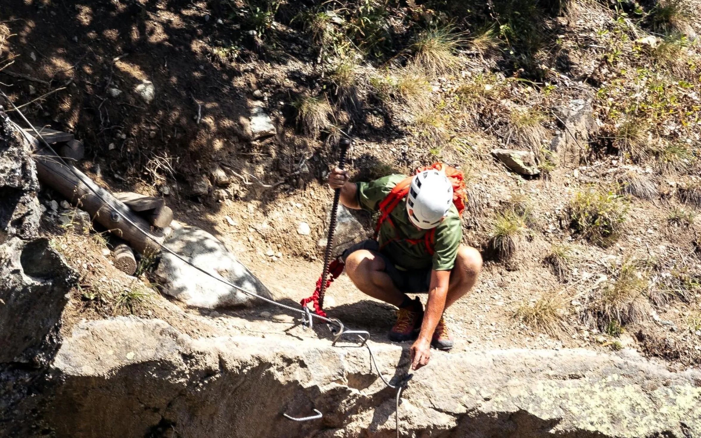Via ferrata in gruppo