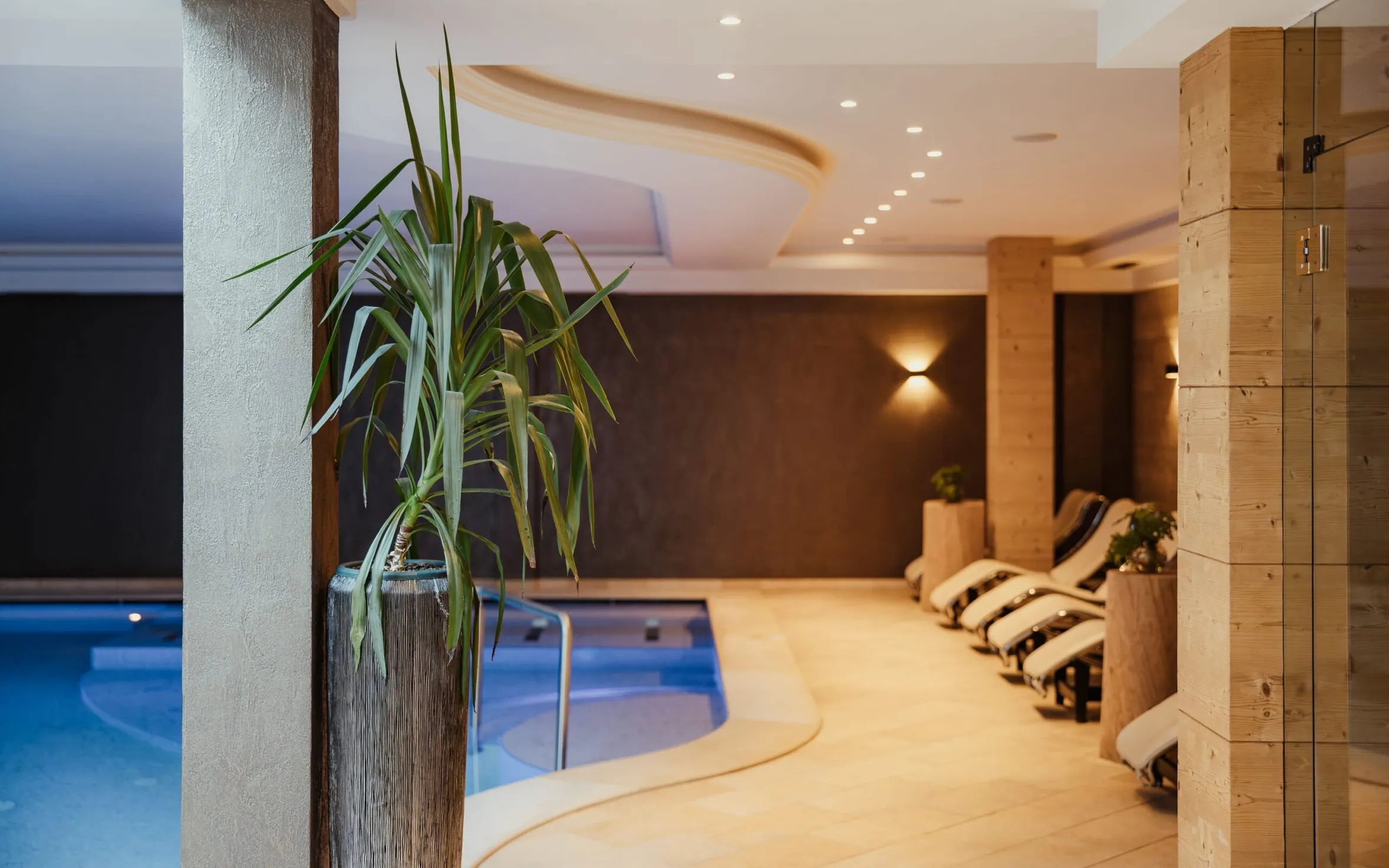 Dettaglio piscina coperta